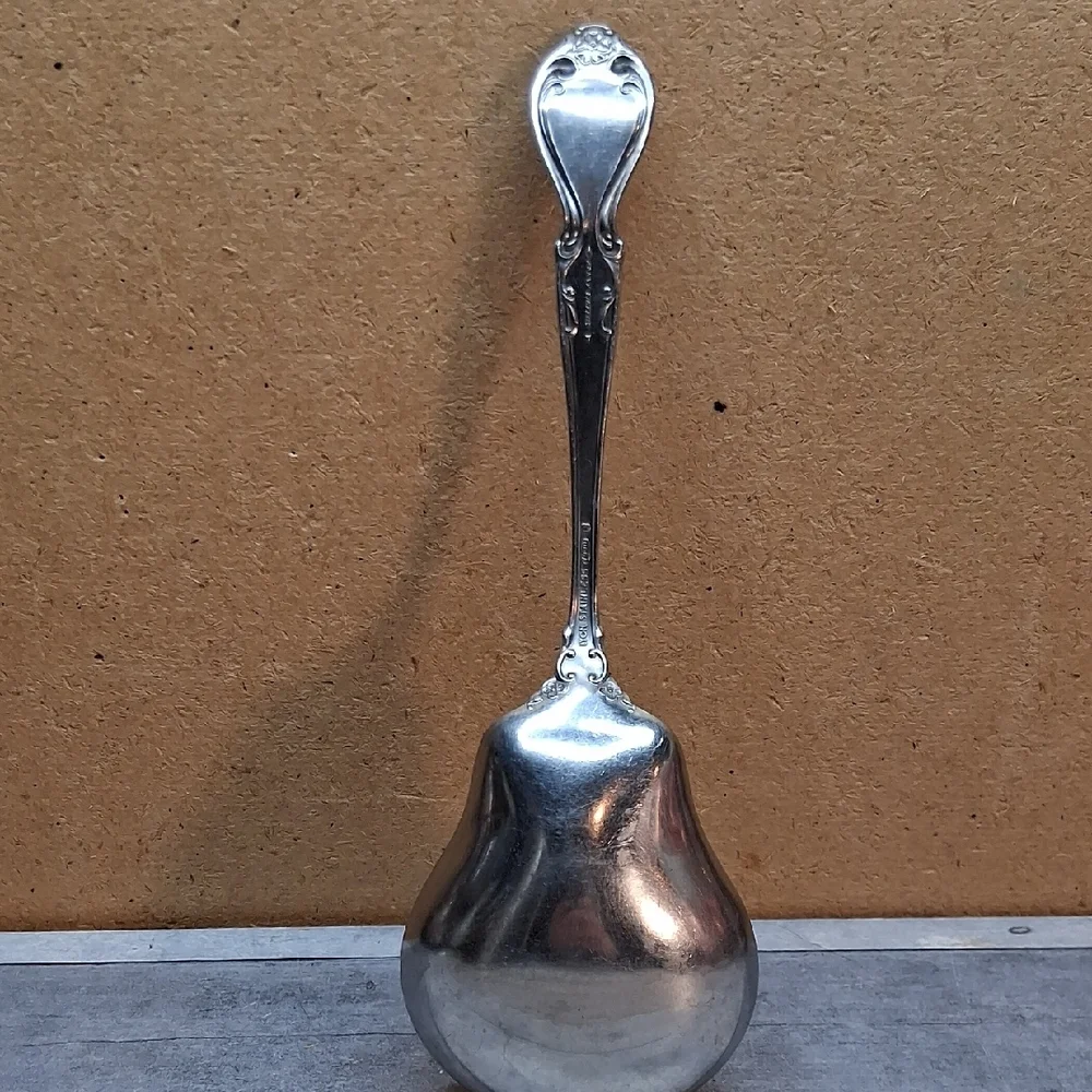 Lyons Stainless Queens Fancy Pattern Serving Spoon